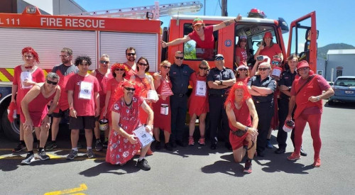 Whangarei Hash House Harriers - Red Dress Run for Camp Quality