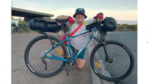 James rides the Tour Aotearoa for Camp Quality