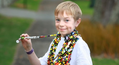 The 9-year-old covering 200km for Camp Quality