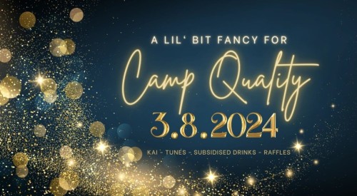 Let's get a lil' bit fancy to raise funds for Camp Quality