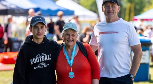 Napier grandmother walks 14.5km inspired by grandson’s cancer journey